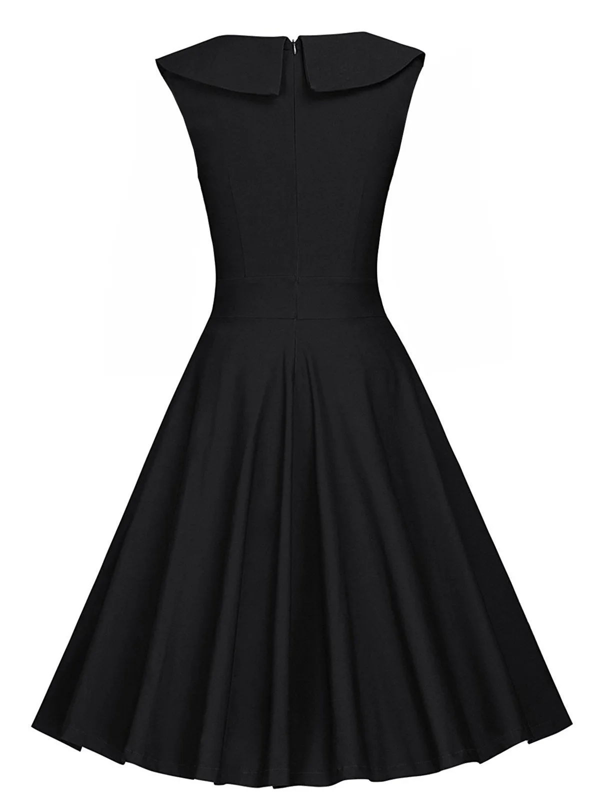 1950s Polka Dot Patchwork Swing Dress