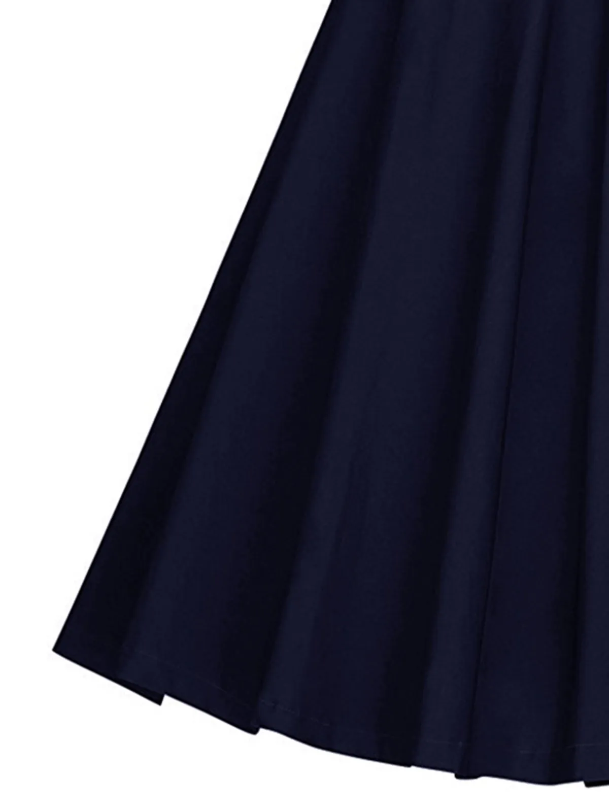 1950s Polka Dot Patchwork Swing Dress