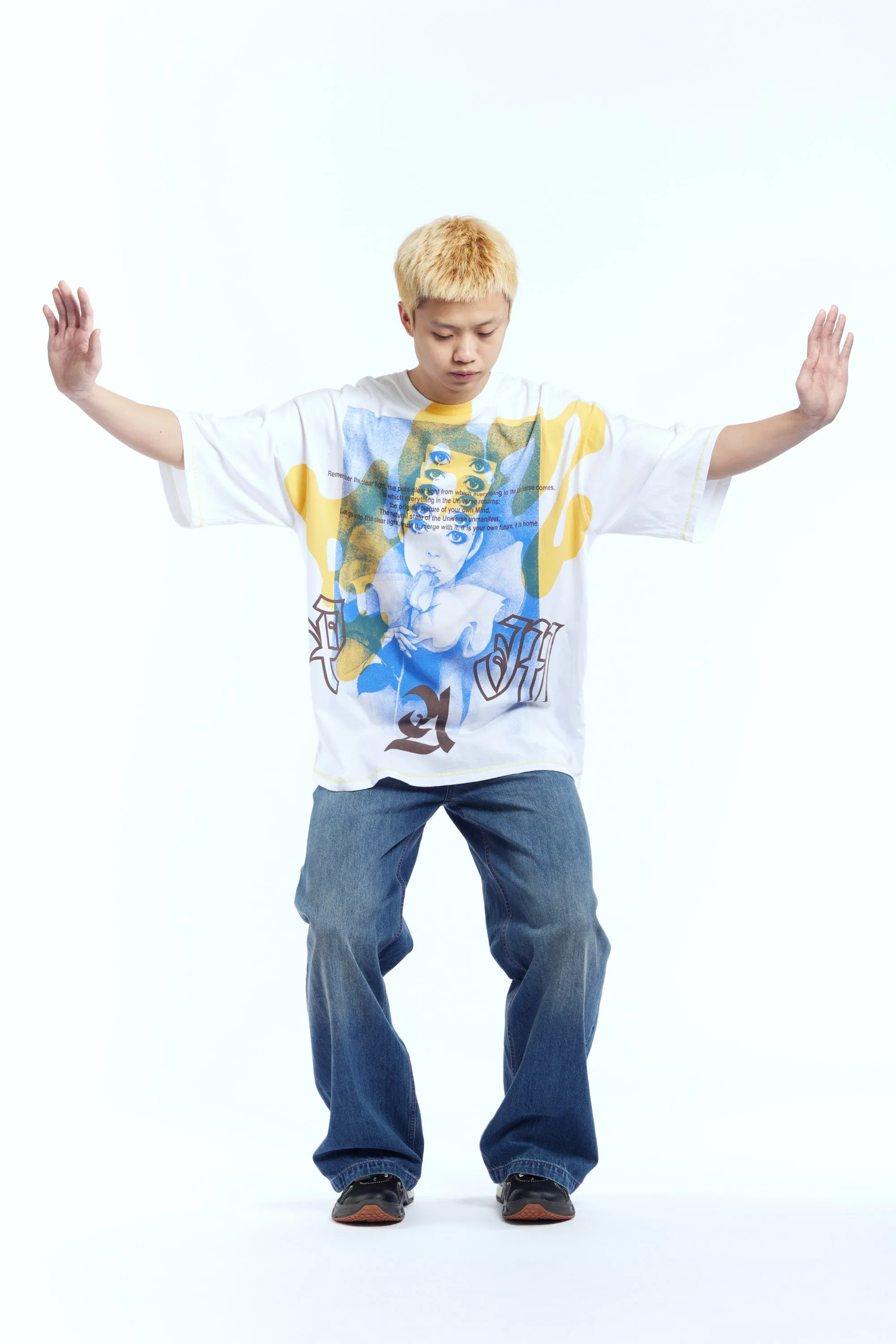 360 OVERSIZED SS TEE WHITE