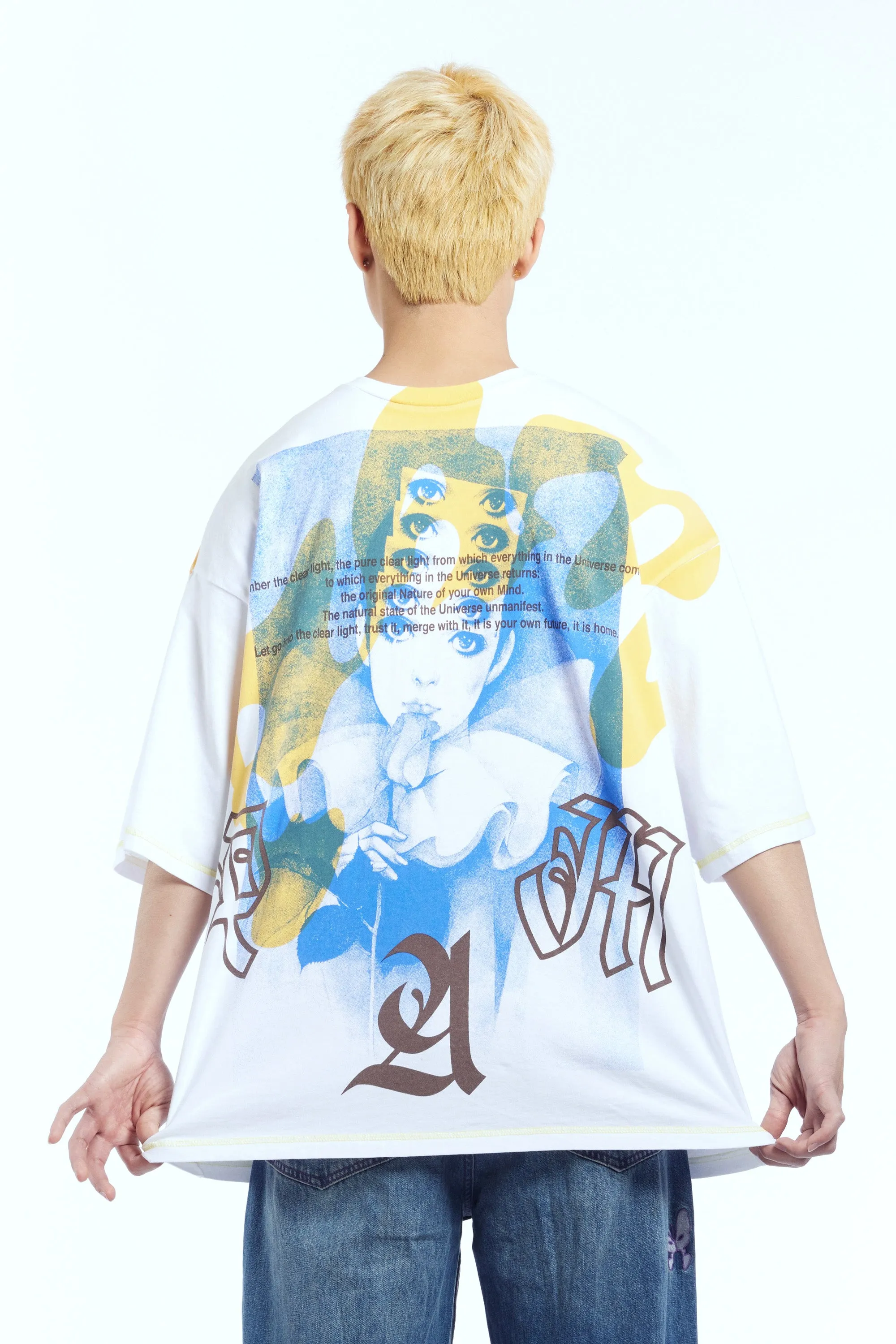 360 OVERSIZED SS TEE WHITE