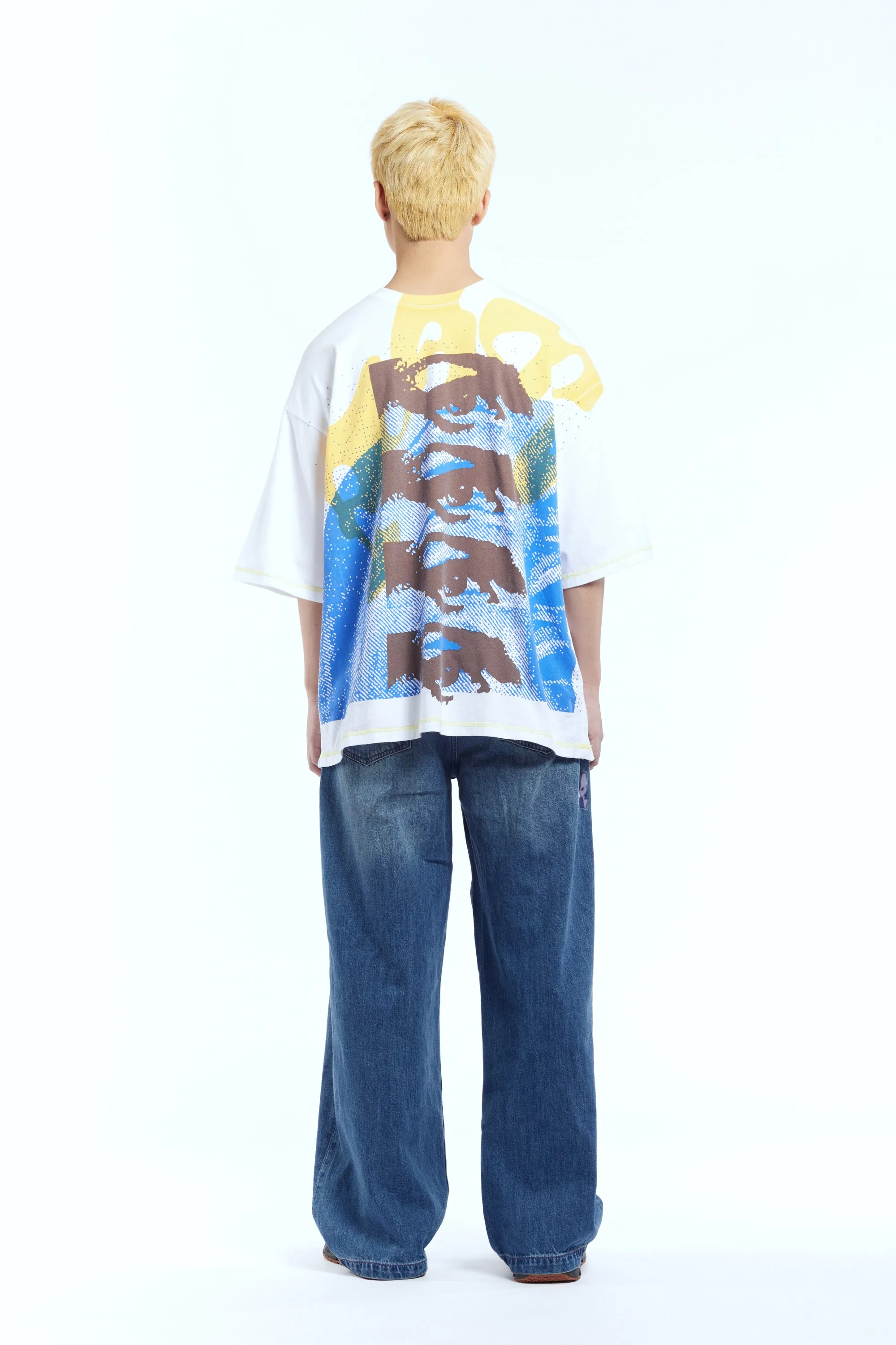 360 OVERSIZED SS TEE WHITE