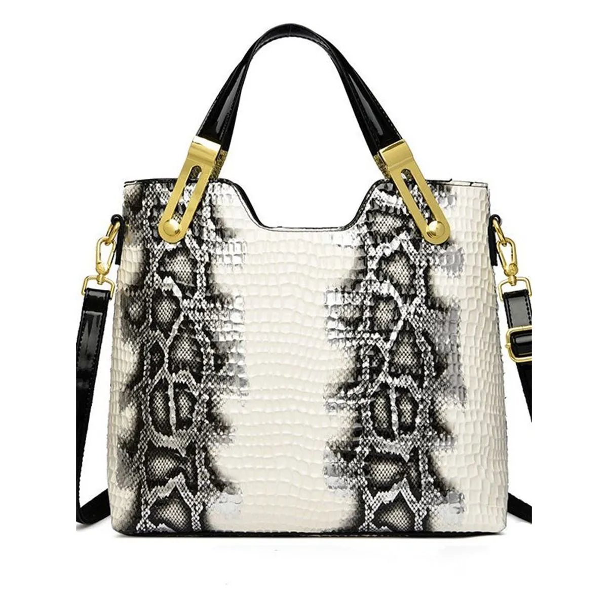 AlliCroco Sequined Zipper Shoulder Bag