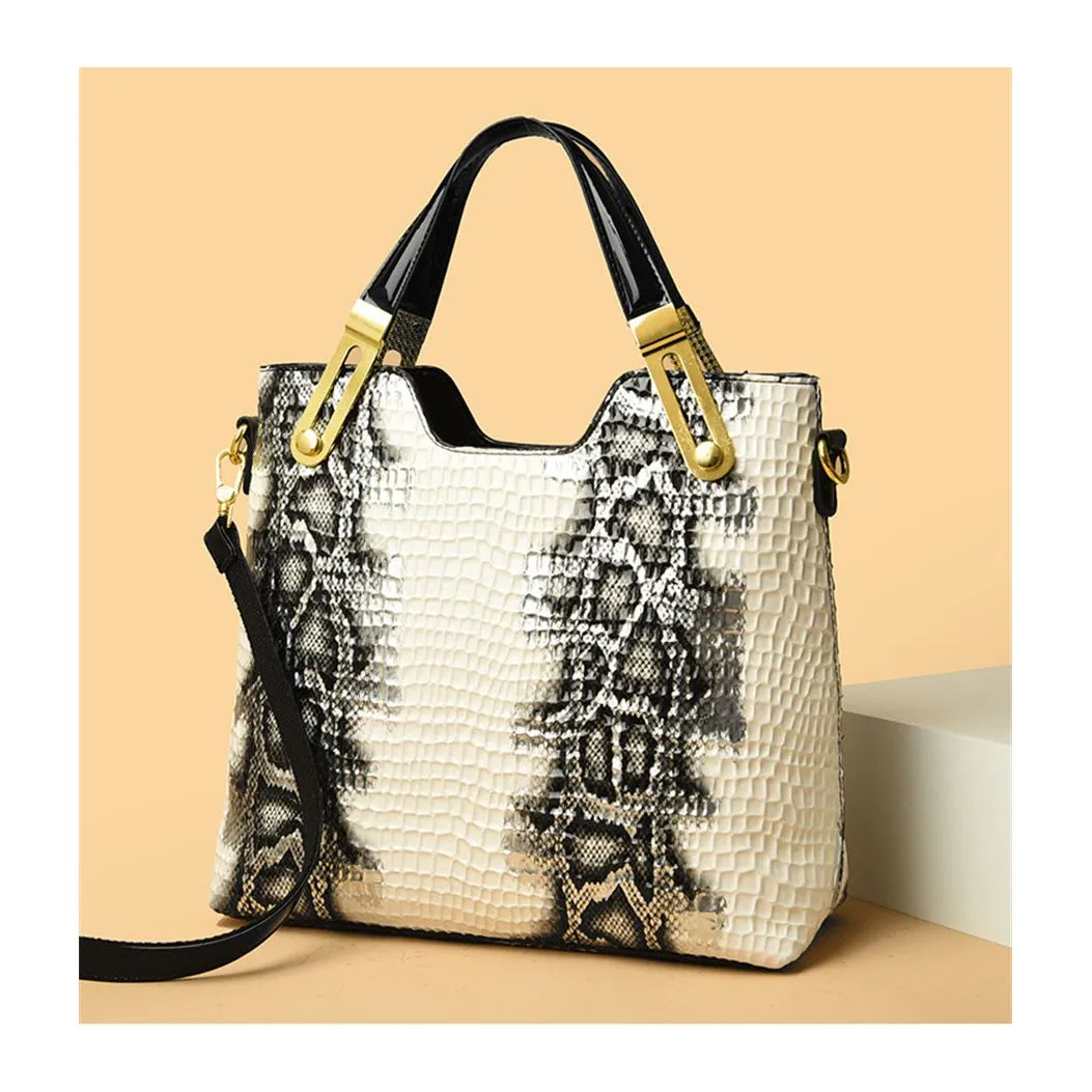 AlliCroco Sequined Zipper Shoulder Bag