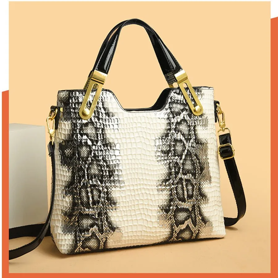 AlliCroco Sequined Zipper Shoulder Bag
