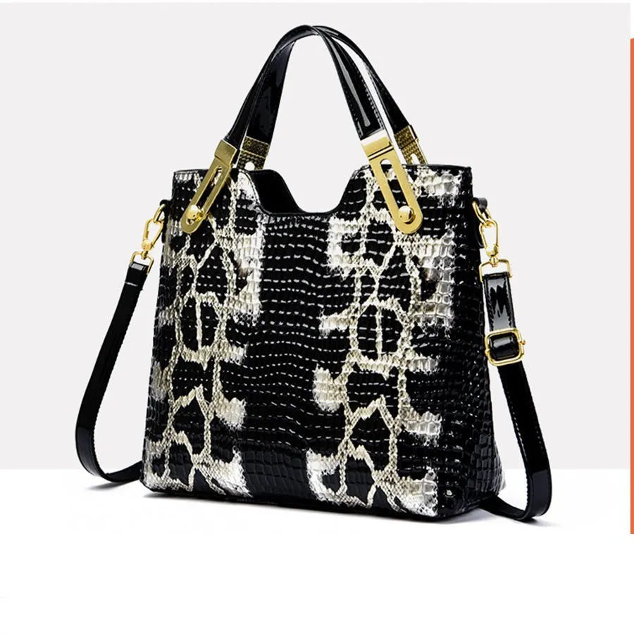 AlliCroco Sequined Zipper Shoulder Bag