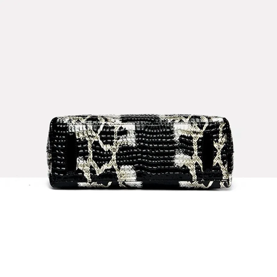 AlliCroco Sequined Zipper Shoulder Bag