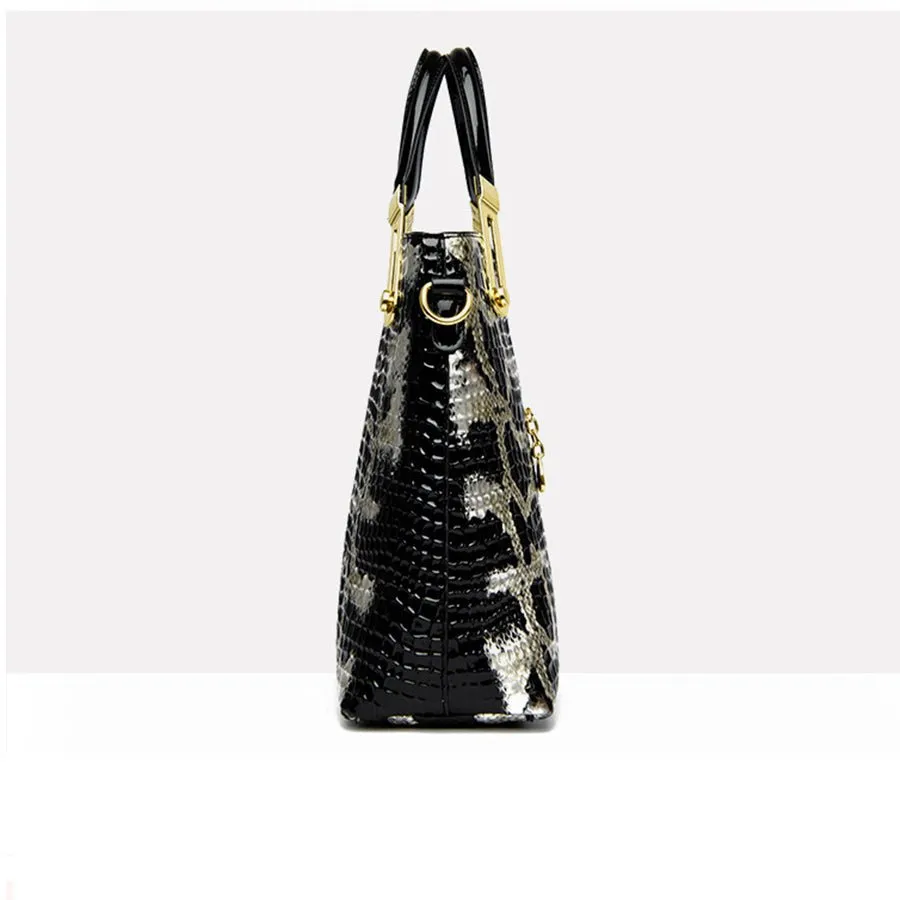 AlliCroco Sequined Zipper Shoulder Bag