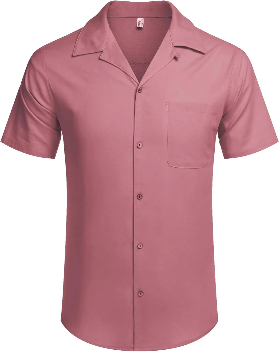 COOFANDY Men's Hawaiian Floral Shirts Cotton Linen Button Down Tropical Holiday Beach Shirts