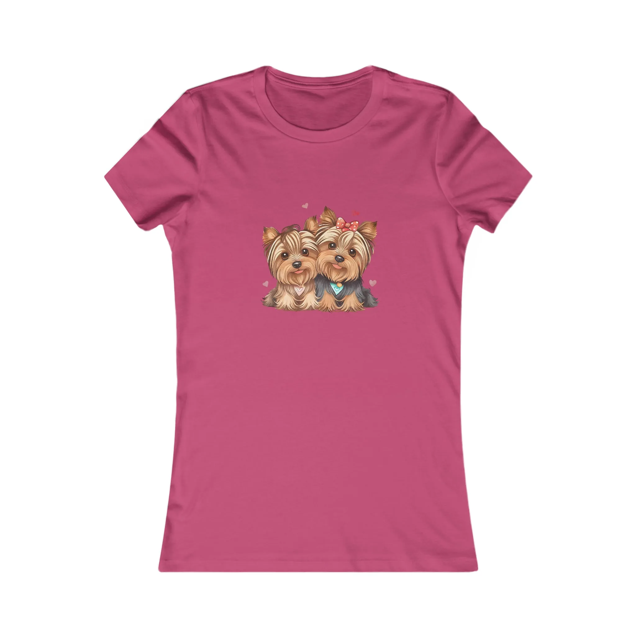 Cute Yorkie Womens Tshirt  Comfy Bella Canvas style shirt for women