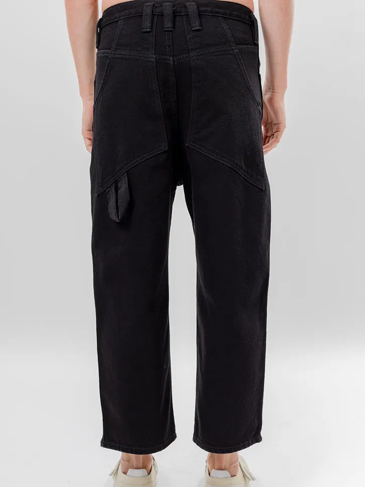 Eckhaus Latta Baggy Jean, Almost Black