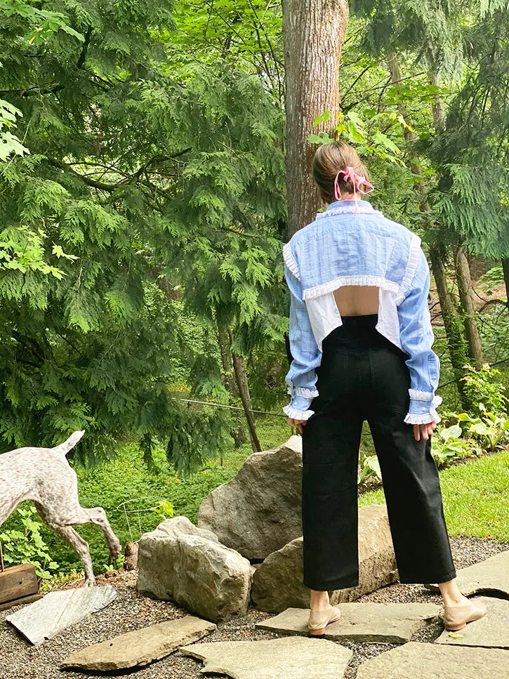 Eckhaus Latta Baggy Jean, Almost Black