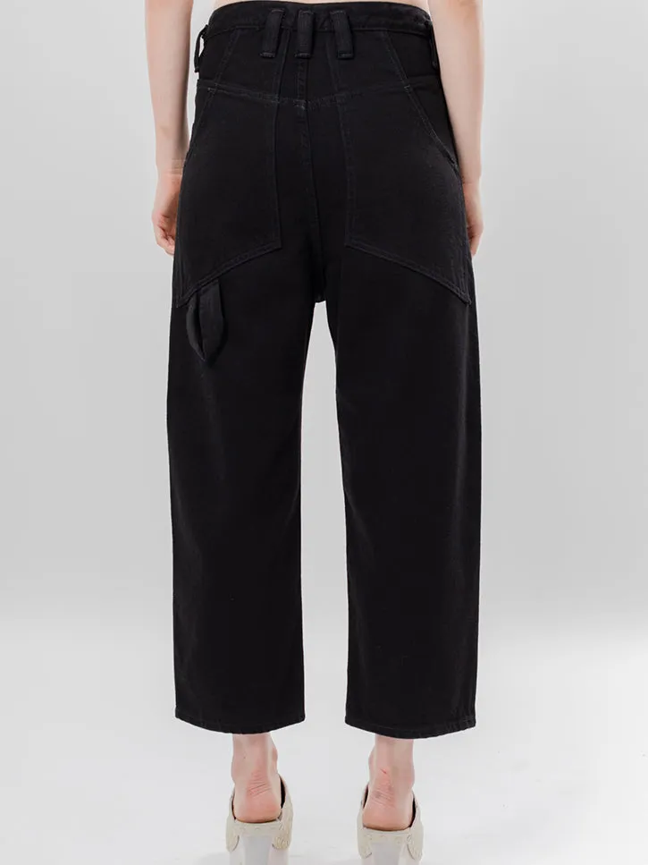 Eckhaus Latta Baggy Jean, Almost Black