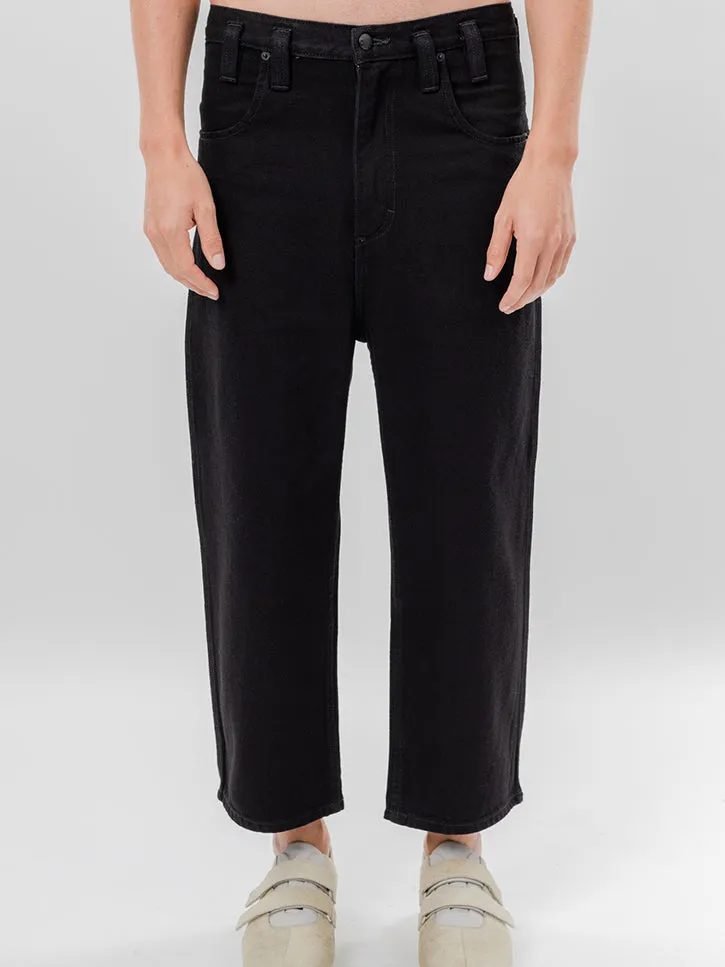 Eckhaus Latta Baggy Jean, Almost Black