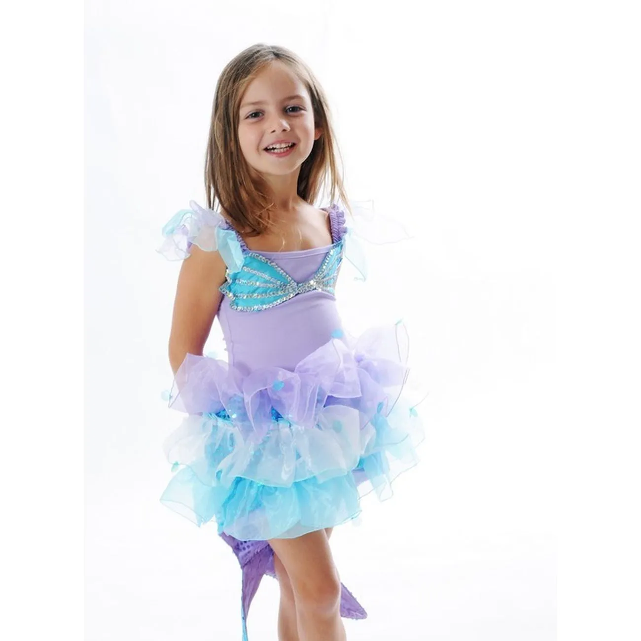 Fairy Girls Sparkle Mermiad Blue Large