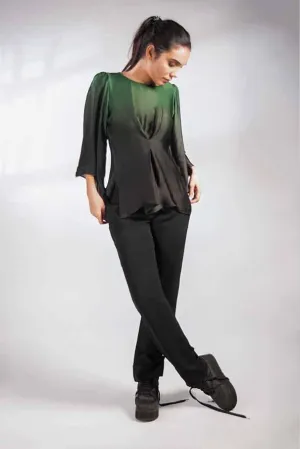 Ombre Front Stitch Top
