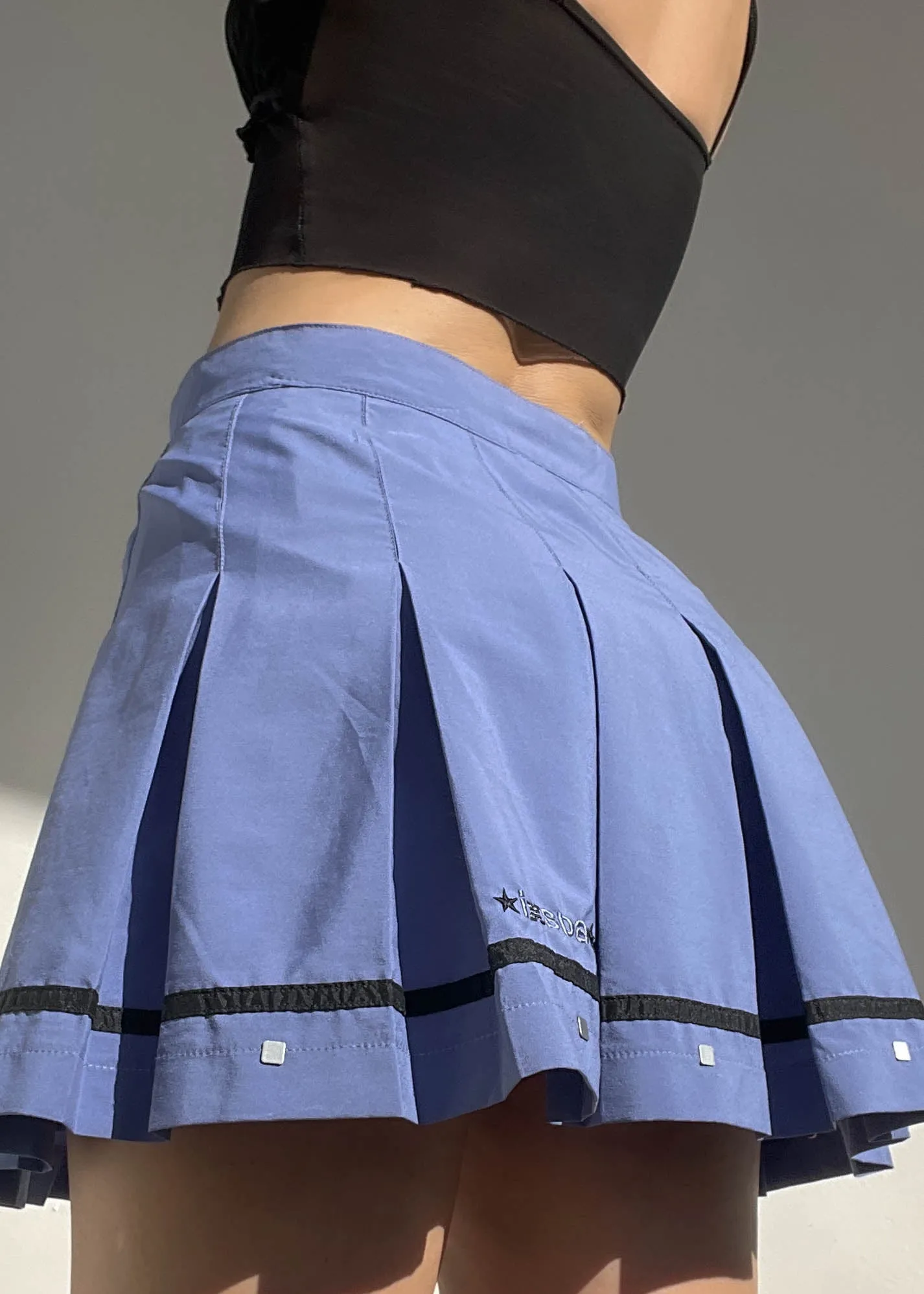Periwinkle Ixspa Pleated Tennis Skirt (28”)