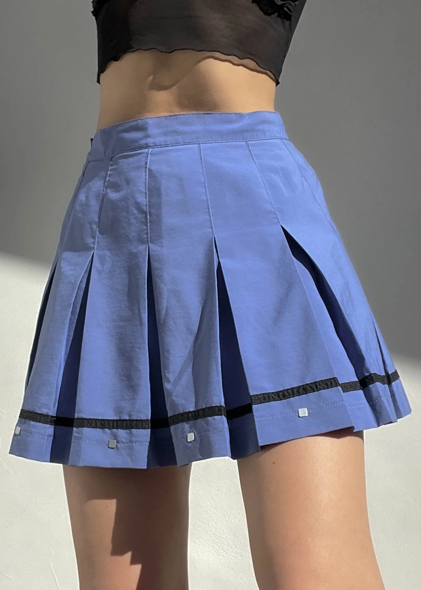 Periwinkle Ixspa Pleated Tennis Skirt (28”)