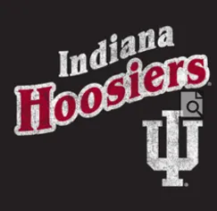 Retro Brand - Indiana Hoosiers IU Tee in Charcoal
