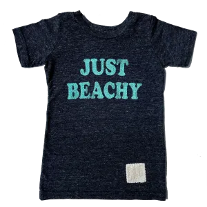 Retro Brand - Just Beachy Tee in Black OR Charcoal
