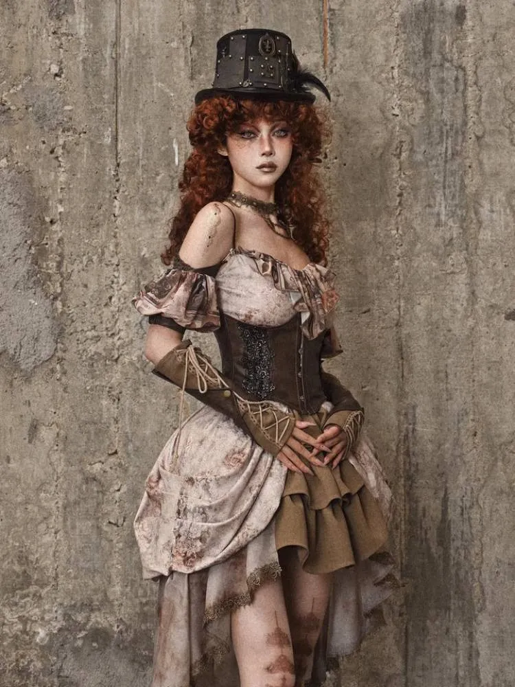 Retro lace corset【s0000008171】