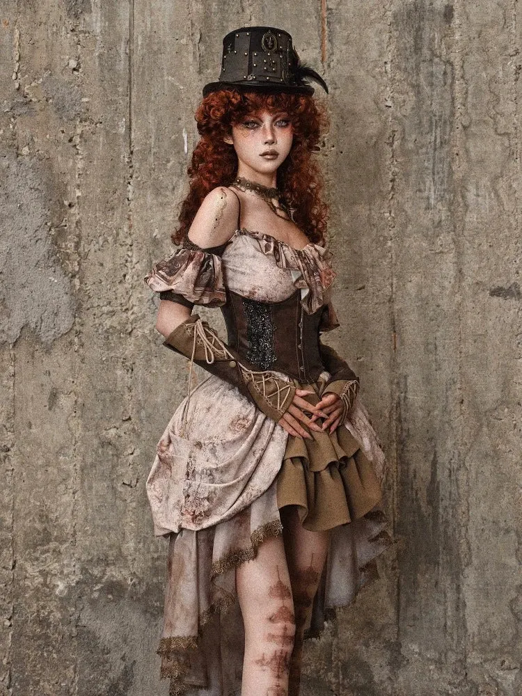 Retro lace corset【s0000008171】