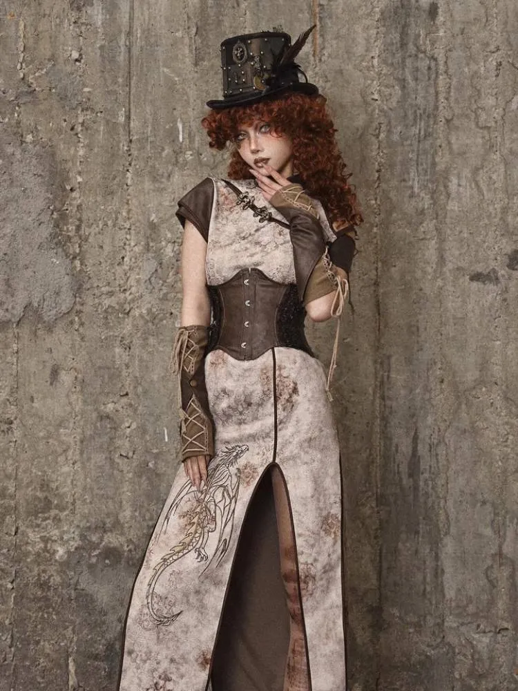 Retro lace corset【s0000008171】