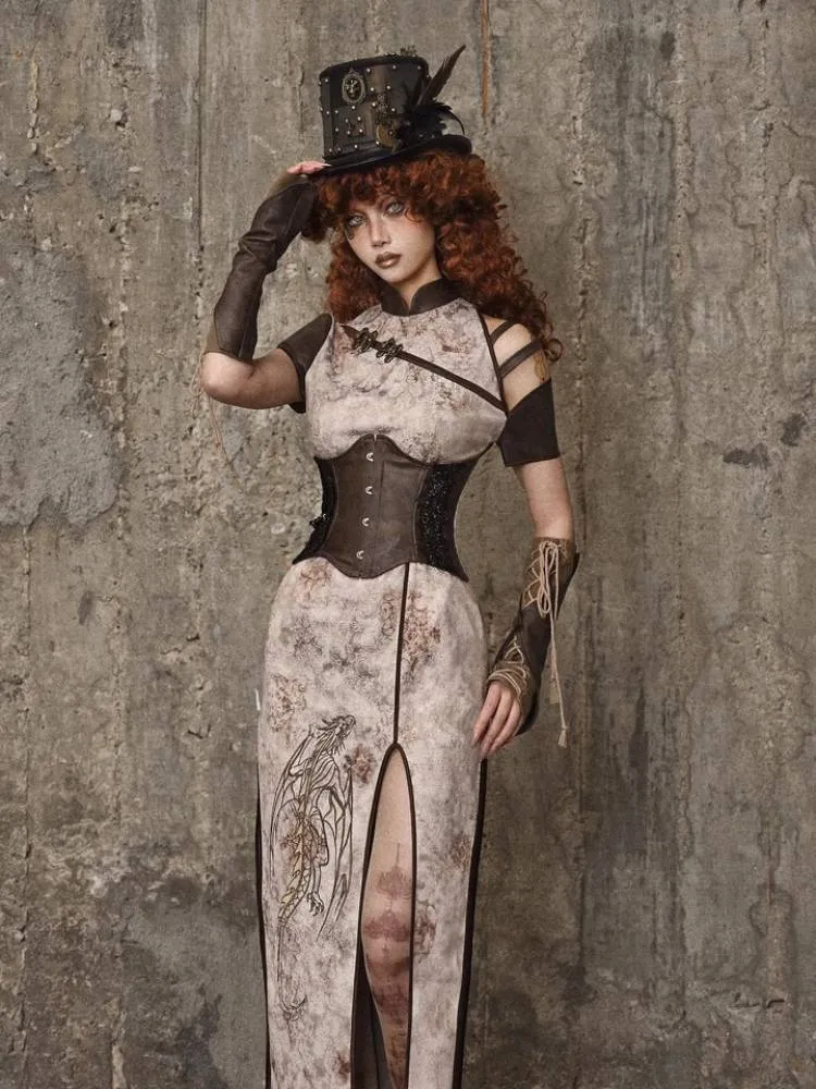 Retro lace corset【s0000008171】