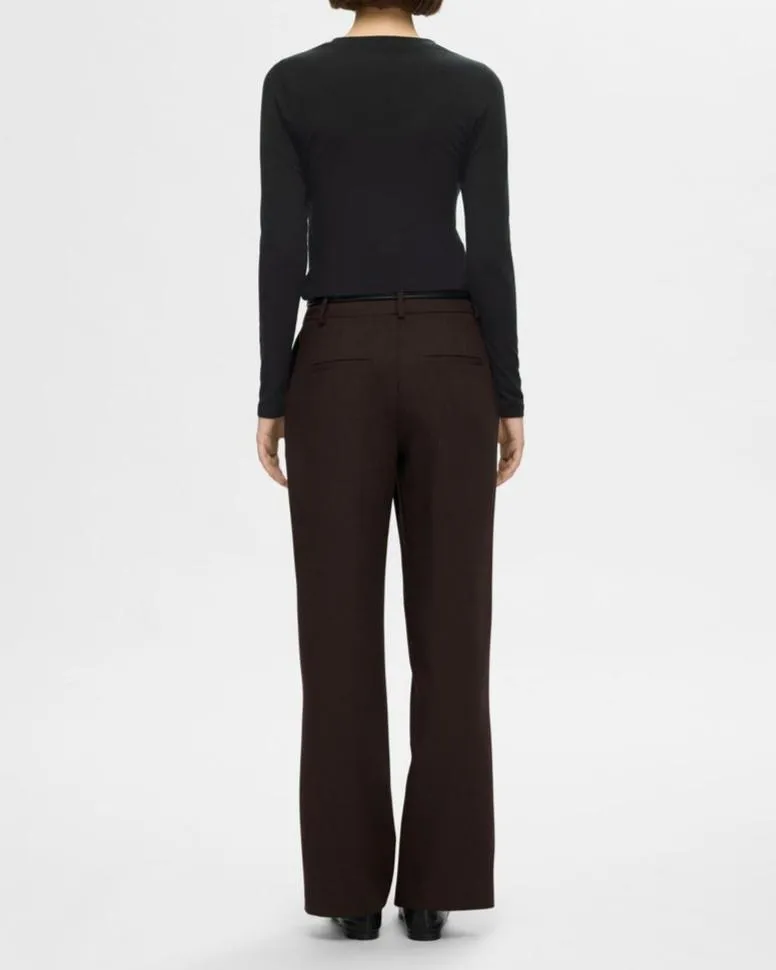 SLFMANJA LS O-NECK | BLACK