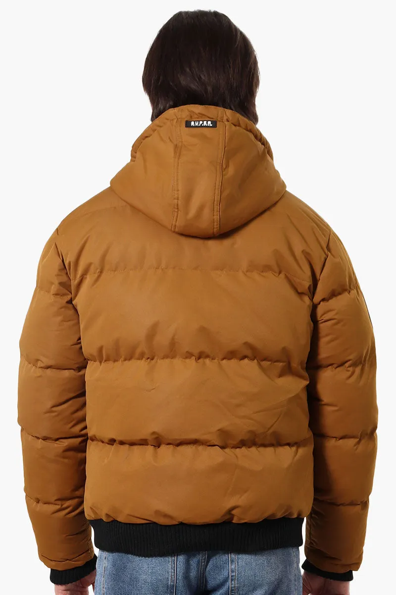 Super Triple Goose 4 Pocket Bomber Jacket - Brown