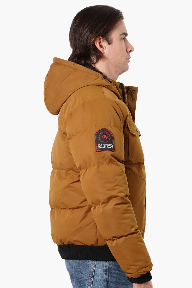 Super Triple Goose 4 Pocket Bomber Jacket - Brown