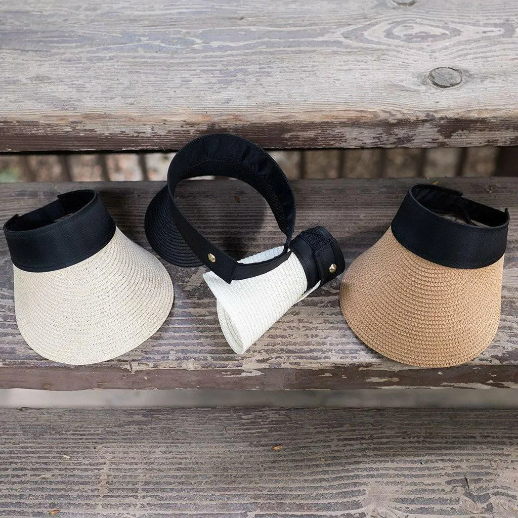 Truly Contagious Adventure Rollable Straw Visor