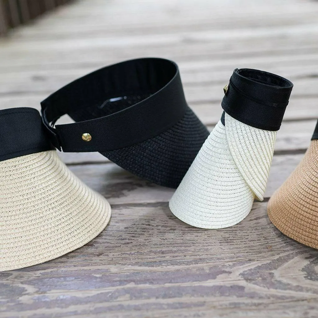 Truly Contagious Adventure Rollable Straw Visor