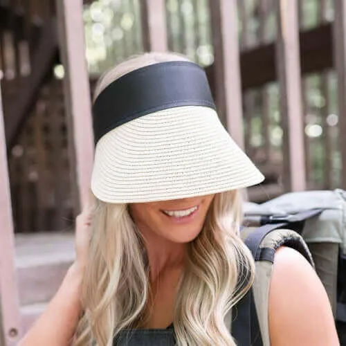 Truly Contagious Adventure Rollable Straw Visor