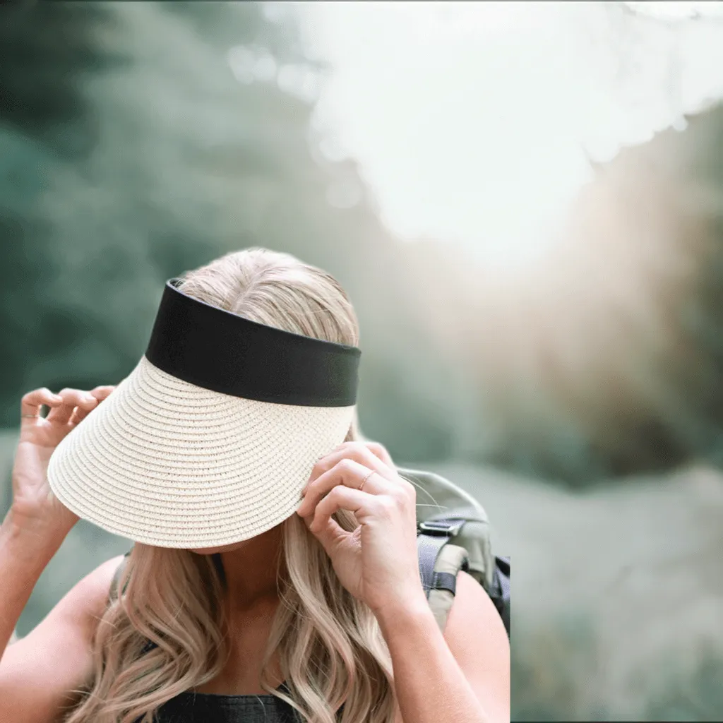 Truly Contagious Adventure Rollable Straw Visor