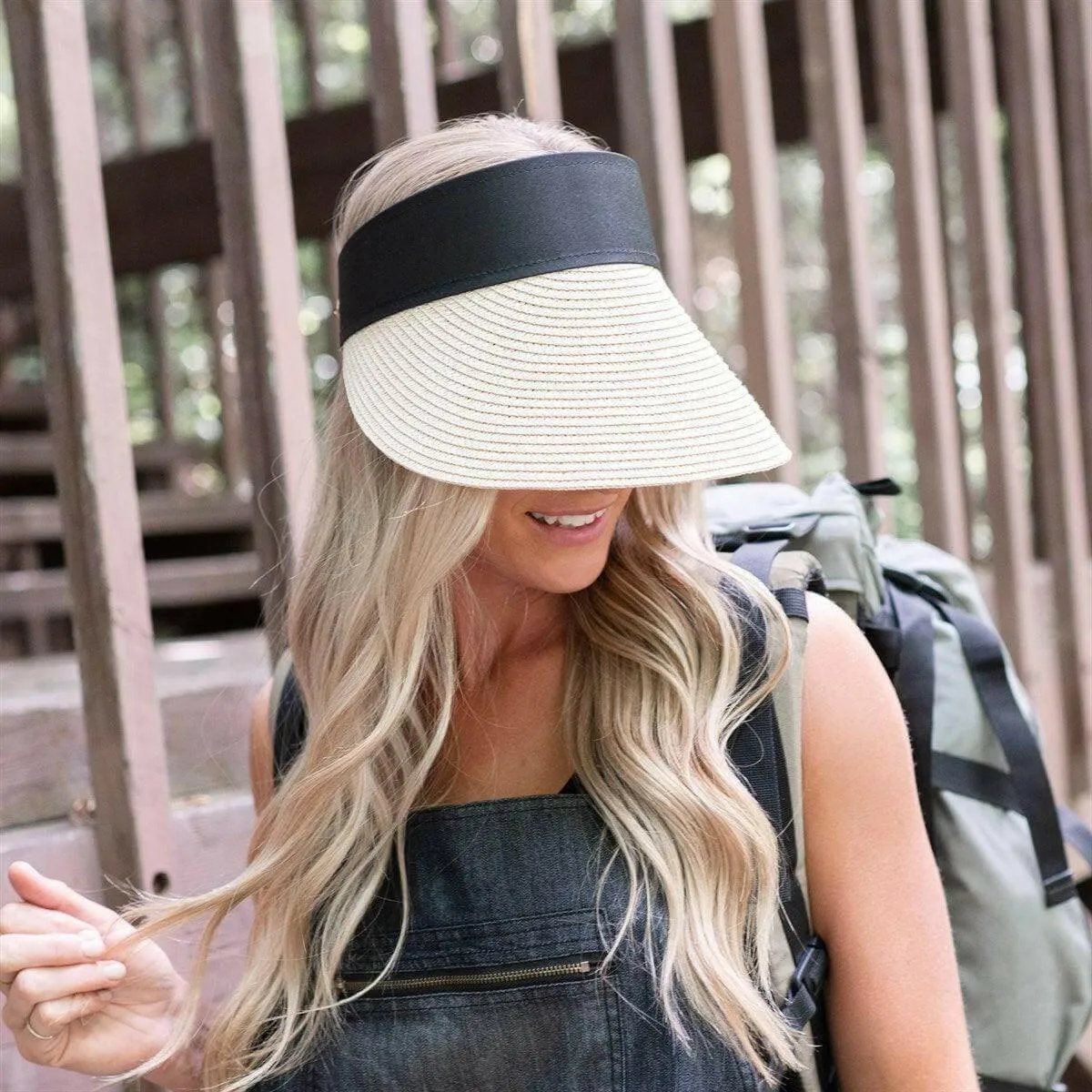 Truly Contagious Adventure Rollable Straw Visor