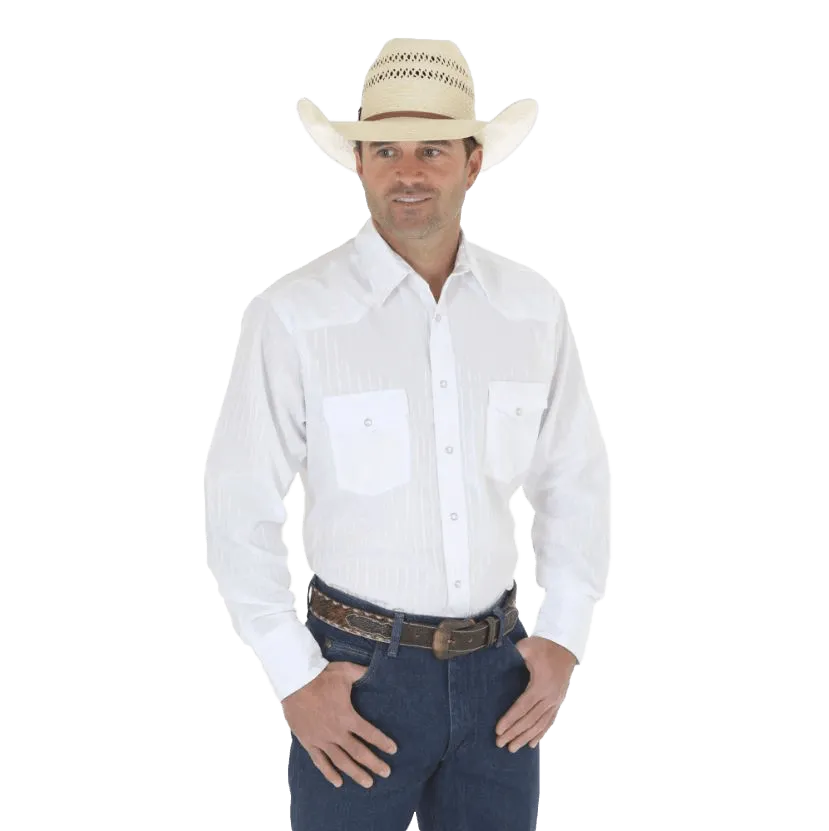 Wrangler Men's Long Sleeve Sport Western Snap Shirt